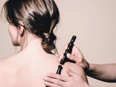 Relaxing head and neck massage